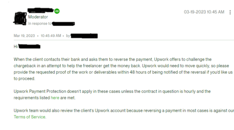 Disappearing Dollars: Investigating Upwork Chargebacks and the Menace of Client Theft