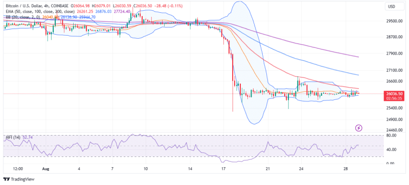 BTC Price Vulnerable To Losses Below $25k, But There’s A Twist 