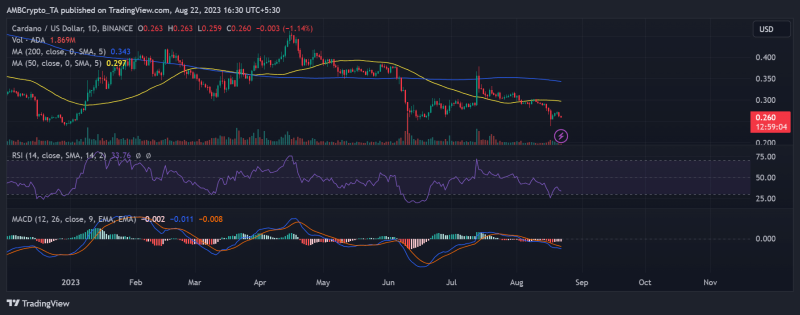 Cardano’s development activity impresses despite…