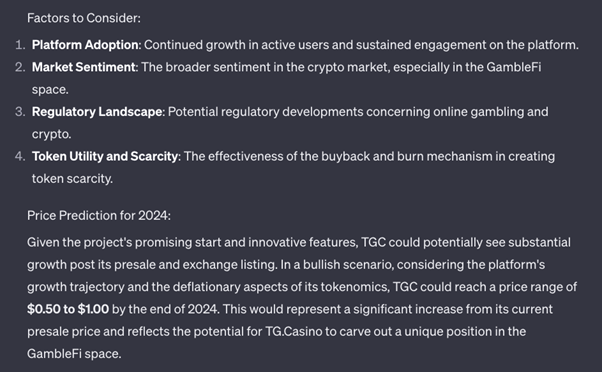 ChatGPT vs. Google Bard Cardano Price Prediction