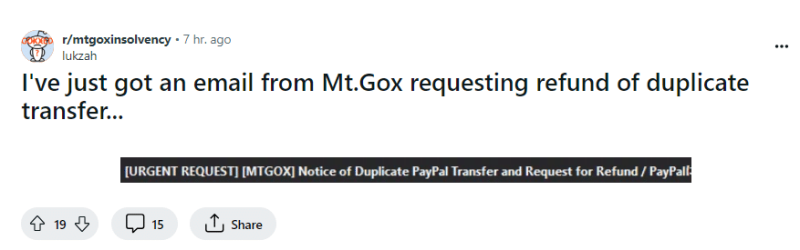 Mt. Gox 'System Error' Allegedly Transfers Extra Payments