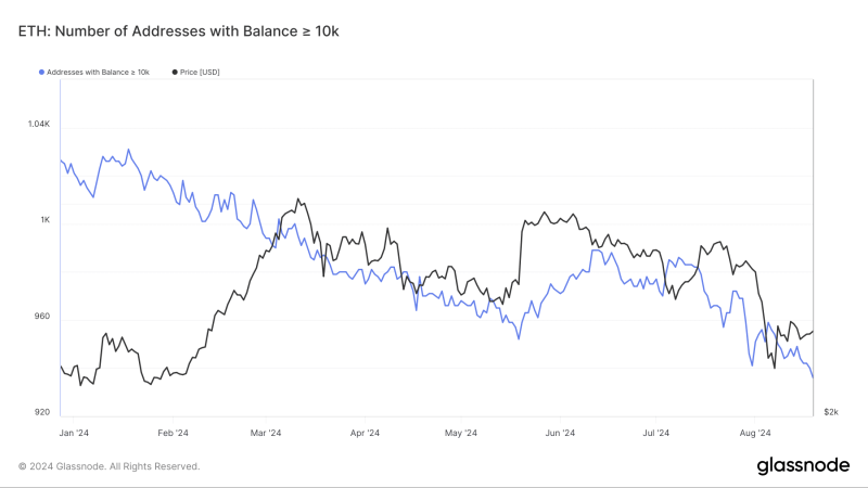 Ethereum’s $3,000 dream fades as whale investors pull back – What now?